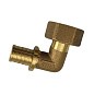 Угольник латунный для PEX DN 20-3/4'' накидная гайка купить в Кемерово | "Проконсим"