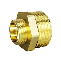 Ниппели латунные DN 15-50 PN 40 штуцер-штуцер переходный LD Pride купить в Кемерово | "Проконсим"