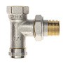 Клапан радиаторный настроечный DN 15-20 PN 10 угловой никелированный под шестигранник РИДАН купить в Кемерово | "Проконсим"