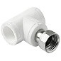 Тройник комбинированный ПП 20-3/4'' PN 25 с накидной гайкой белый Pro Aqua PA29110 купить в Кемерово | "Проконсим"