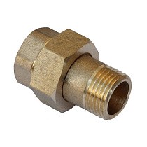 Американки латунные DN 15-50 PN 40 муфта-штуцер прямые купить в Кемерово | "Проконсим"