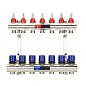 Коллекторная группа из латуни DN 25-7 вых. G-3/4'' евроконус, с расходомерами, без дренажного крана и воздухоотводчика VARMEGA VM15407 купить в Кемерово | "Проконсим"