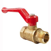 Краны латунные шаровые 11Б27фт1М DN 15-20 PN 25 рычаг муфта-штуцер Valfex Optima.215.LOR1 купить в Кемерово | "Проконсим"