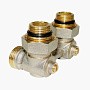 Узел нижнего подключения Vekotrim DN 15 PN 10 угловой двухтрубный 15-3/4'' с ниппелем, штуцер купить в Кемерово | "Проконсим"