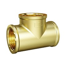 Тройники латунные DN 20-25 PN 40 муфта-муфта-муфта переходные LD Pride купить в Кемерово | "Проконсим"