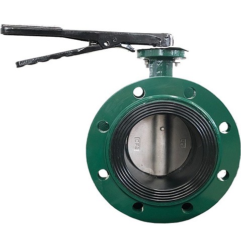 Затворы чугунные дисковые DN 50-150 PN 16 фланцевые с чугунным диском рычаг GALA Тип.2123-G купить в Кемерово | "Проконсим"