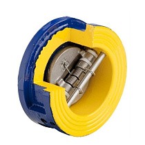 Клапаны обратные 2-створчатые DN 50-150 PN 16  чугунные створки межфланцевые Zetkama zCHE.407A купить в Кемерово | "Проконсим"