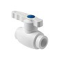 Кран шаровой ПП 20 PN 25 полный проход белый Pro Aqua PA40008 купить в Кемерово | "Проконсим"
