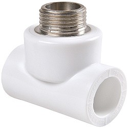  Тройник ПП 32-1/2'' PN 25 белый РВК 20810 (930659258) со склада Проконсим в Кемерово