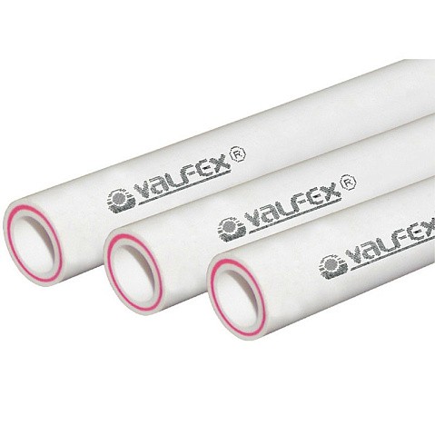 Труба ПП 20х3,4 SDR 6 PN 25 армированная стекловолокном белая Valfex купить в Кемерово | "Проконсим"