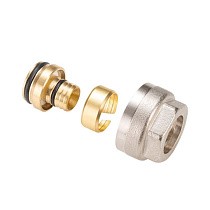 Евроконус обжимной DN 16-20 PN 10 для PEX и МП-труб c накидной гайкой MVI купить в Кемерово | "Проконсим"