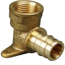 Угольники латунные для PEX труб DN 16-20 PN 10 под надвижную гильзу OP с внутренней резьбой ONE PLUS купить в Кемерово | "Проконсим"