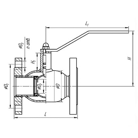 Краны стальные шаровые DN 50-100 PN 16-40 фланцевые под задвижку рычаг Temper купить в Кемерово | "Проконсим" Краны стальные шаровые DN 50-100 PN 16-40 фланцевые под задвижку рычаг Temper купить в Кемерово | "Проконсим"
