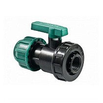 Кран шаровый ПЭ компрессионный комбинированный ВР DN 32-1/2'' PN 10 купить в Кемерово | "Проконсим"