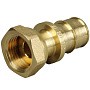 Муфты латунные для PEX труб DN 16-50 PN 10 под надвижную гильзу OP с накидной гайкой ONE PLUS купить в Кемерово | "Проконсим"