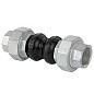 Компенсатор EPDM с оцинкованными чугунными резьбовыми патрубками DN 50 PN 16 Рашворк 505-050-16 купить в Кемерово | "Проконсим"