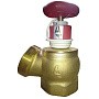 Клапан пожарный латунный КПЛ DN50 PN16 угловой 125гр. муфта-штуцер с удлиненным шпинделем Апогей купить в Кемерово | "Проконсим"