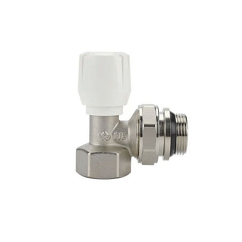 Клапан радиаторный VARMEGA VM10013 DN20 PN10 угловой G-3/4'' с уплотнением муфта-штуцер купить в Кемерово | "Проконсим"
