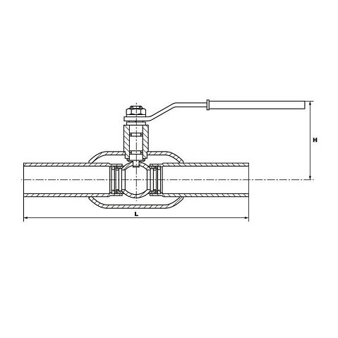 Краны стальные шаровые цельносварные DN 15-200 PN 25-40 приварные рычаг PR купить в Кемерово | "Проконсим" Краны стальные шаровые цельносварные DN 15-200 PN 25-40 приварные рычаг PR купить в Кемерово | "Проконсим"