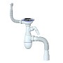 Сифон для мойки Unicorn В436V, 40х50 гибкий отвод, 3 1/2'' х40 с отводом для стиральной машины, круглый перелив купить в Кемерово | "Проконсим"