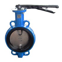 Затворы поворотные дисковые DN 32-300 PN 16 межфланцевые с чугунным диском рычаг Seagull купить в Кемерово | "Проконсим"
