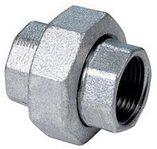 Американки чугунные DN 15-25 PN 16 оцинкованные прямые муфта-муфта купить в Кемерово | "Проконсим"