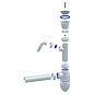 Сифон для умывальника Unicorn А310V, 40х40 прямой отвод, 1 1/2'' х40 чаша из нержавеющей стали с отводом для стиральной машины купить в Кемерово | "Проконсим"