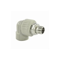 Угольник для радиатора VALFEX 25 PN 25 G-1/2'' американка-НР серый купить в Кемерово | "Проконсим"