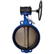 Затворы чугунные дисковые DN 150-800 PN 16 межфланцевые с чугунным диском с редуктором СибЗТА 32ч501р купить в Кемерово | "Проконсим"