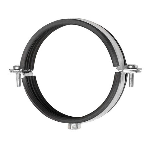Хомут стальной оцинкованный 3/4'' (25-30) М8 без крепежа купить в Кемерово | "Проконсим"