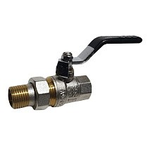 Краны латунные шаровые 11Б27п DN 15-50 PN 25-40 комбинированные рычаг американка SGL купить в Кемерово | "Проконсим"