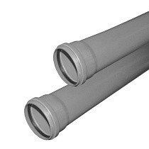 Трубы полипропиленовые DN 50-110 для внутренней канализации серые VALFEX Optima купить в Кемерово | "Проконсим"