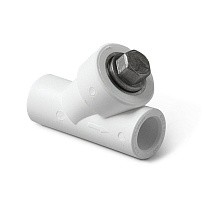 Фильтры сетчатые ПП 45гр. DN 20-40 PN 25 муфта-муфта белые Pro Aqua купить в Кемерово | "Проконсим"