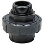Муфта разборная НПВХ DN 32-1" PN 16 клеевая с наружной резьбой черная Aquaviva BMG32100 купить в Кемерово | "Проконсим"