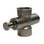 Кран латунный кнопочный КММ DN 15 PN 16 под манометр G1/2''-М20х1,5 без контрольного фланца муфта-муфта без рычага Пензапромарматура купить в Кемерово | "Проконсим"