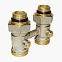 Узел нижнего подключения Vekotrim DN 15 PN 10 прямой двухтрубный 15-3/4'' с ниппелем, штуцер купить в Кемерово | "Проконсим"