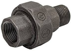 Американки чугунные DN 15-25 PN 16 муфта-штуцер с конусным уплотнением Fittex Plus купить в Кемерово | "Проконсим"