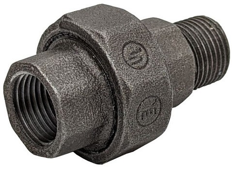Американки чугунные DN 15-25 PN 16 муфта-штуцер с конусным уплотнением Fittex Plus купить в Кемерово | "Проконсим" Американки чугунные DN 15-25 PN 16 муфта-штуцер с конусным уплотнением Fittex Plus купить в Кемерово | "Проконсим"