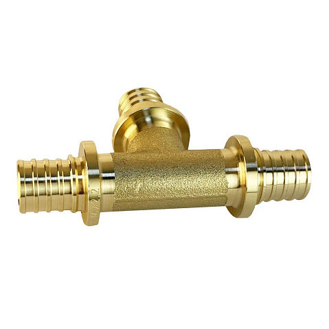 Тройники латунные для PEX труб DN 16-20 PN 16 под надвижную гильзу Valfex VF.431.AF купить в Кемерово | "Проконсим"