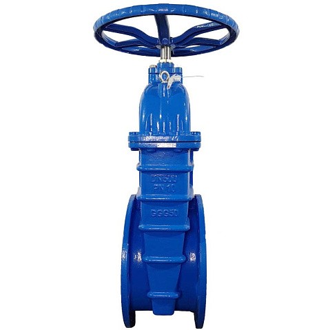 Задвижка чугунная 30ч39р DN 500 PN 10(16) с обрезиненным клином EPDM до 120гр. фланцевый ручной СИБЗТА купить в Кемерово | "Проконсим" (930130211)