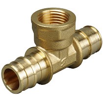 Тройники латунные для PEX труб DN 16-20 PN 10 под надвижную гильзу OP с внутренней резьбой ONE PLUS купить в Кемерово | "Проконсим"