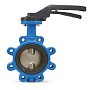 Затвор дисковый поворотный DN 65 PN 16 межфланцевый с резьбовыми проушинами диском из нержавеющей стали уплотнение-Viton ручной FAF 3662065