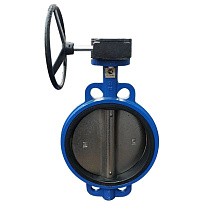 Затворы поворотные дисковые DN 150-600 PN 10-16 межфланцевые с редуктором купить в Кемерово | "Проконсим"