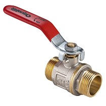 Краны латунные шаровые DN 15-25 PN 25 никелированные рычаг штуцер-штуцер MVI AquaHit BV.316.04 купить в Кемерово | "Проконсим"