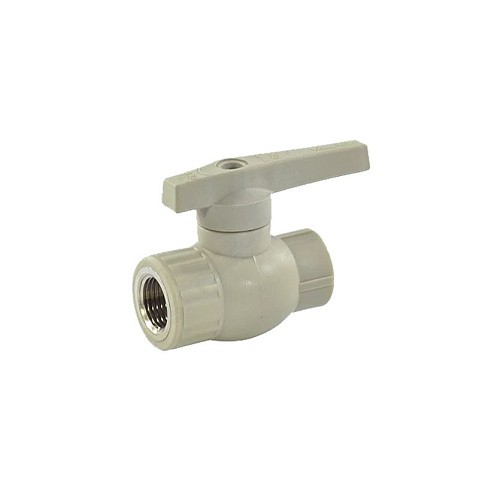 Кран шаровой комбинированный VALFEX 25 PN 25 G-3/4'' серый купить в Кемерово | "Проконсим"