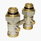 Узел нижнего подключения Vekotrim DN 15 PN 10 прямой двухтрубный 15-3/4'' с ниппелем, штуцер купить в Кемерово | "Проконсим"