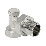 Клапан для радиаторов VALFEX VF.019.N.04, PN-10, угловой, настроечный G-1/2" ВР-НР купить в Кемерово | "Проконсим"