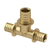 Тройники латунные для PEX-PEX труб DN 16-40 PN 16 переходные под надвижную гильзу РосТурПласт купить в Кемерово | "Проконсим"