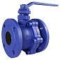 Кран шаровой полнопроходной DN 32 PN 16 чугунный фланцевый 165мм уплотнение PTFE с рукояткой РИДАН 082X4803R купить в Кемерово | "Проконсим"