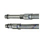 Гибкая подводка для смесителя с оплеткой из нержавеющей стали М10х1-G1/2 60см (2шт.) купить в Кемерово | "Проконсим"